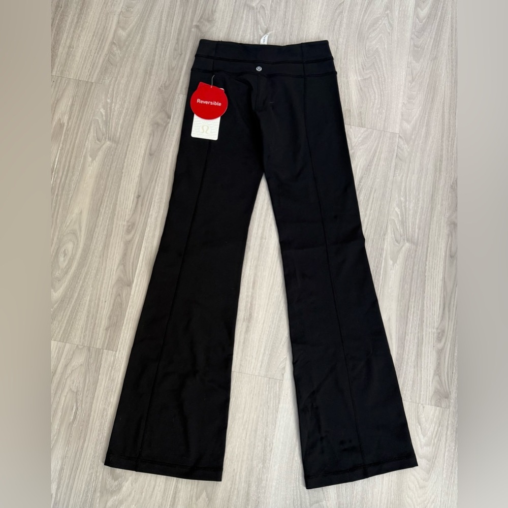 Rare NWT Lululemon Groove Pant (Tall) Black Sz 4 – Y2K Vintage Flare Yoga Pants - Picture 8 of 13